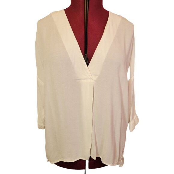 Forever 21 Plus Hi-Lo White Top (Size 0X) - Picture 1 of 6